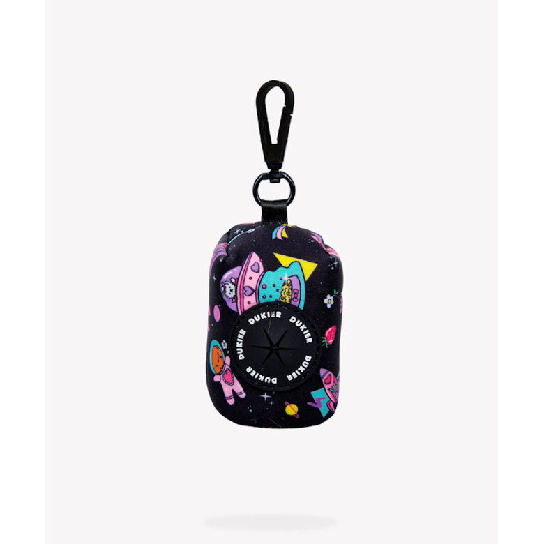Dukier Pink Galaxy Porta Bolsas de Caca para perros