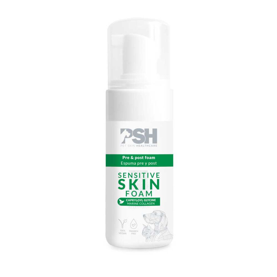 PSH Sensitive Skin Espuma para perros y gatos