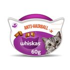 Whiskas Anti-Hairball Snacks para Gatos, , large image number null