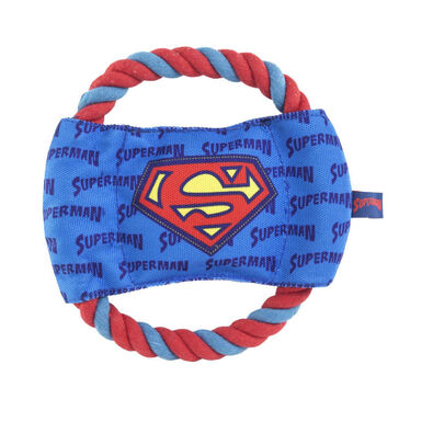 DC Super Man Disco de Cuerda para perros