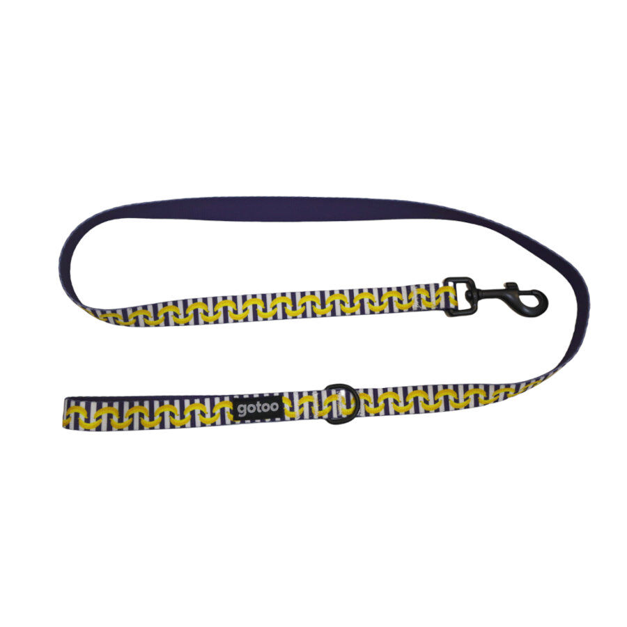 Gotoo Correa estampada banana para perro