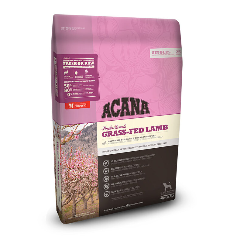 Acana Adult All Breeds Grass-Fed Cordero y Manzana pienso para perros, , large image number null