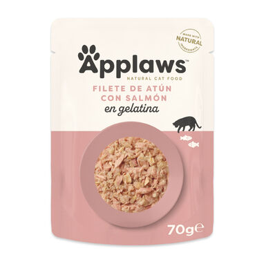 Applaws Atún y Salmón en gelatina sobre para gatos