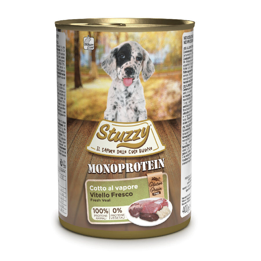 Stuzzy Monoprotein Puppy Ternera comida para perro Imagen numero 1
