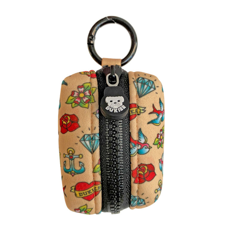 Dukier Tattoo Porta Bolsas con Enganche para perros, , large image number null
