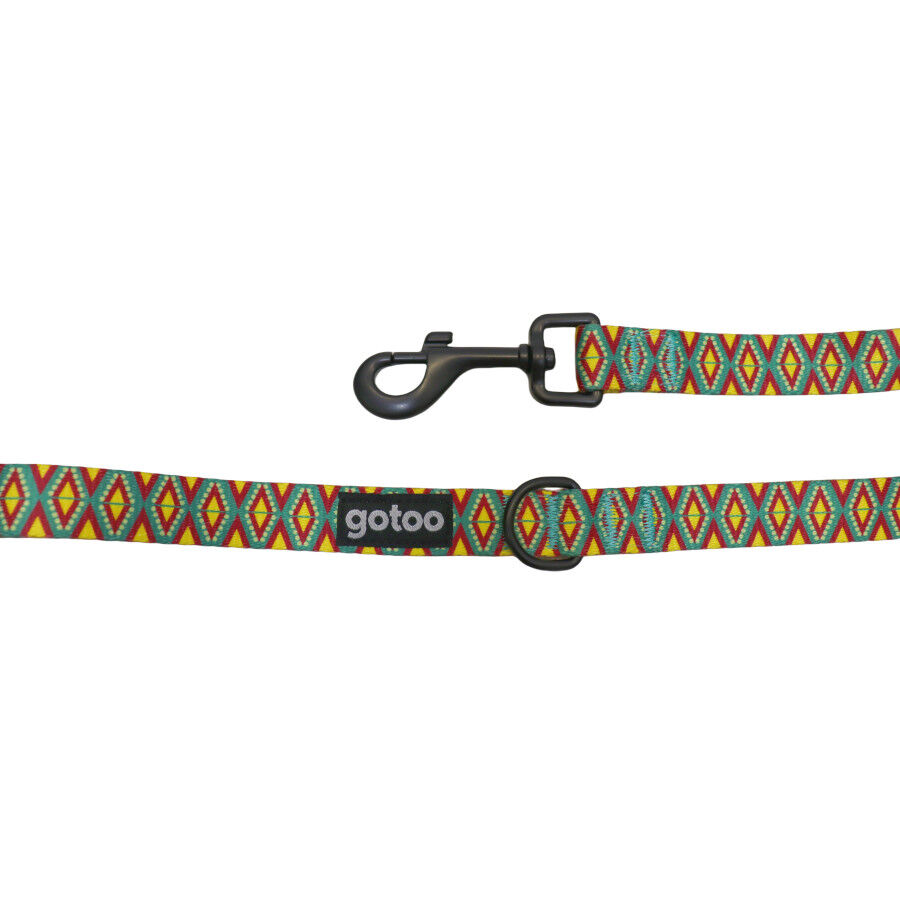 Gotoo Correa estampado geom&eacute;trico para perros, , large Imagen numero 3