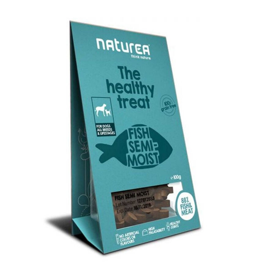 100 g Naturea Think Nature Bocaditos pescado para perros, , large Imagen numero 1