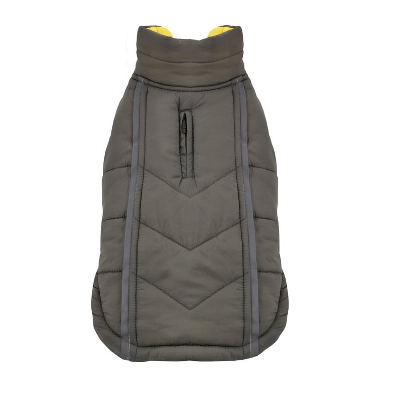 Outech Abrigo Reversible Gris y Amarillo para perros,  Imagen numero 4 Outech Abrigo Reversible Gris y Amarillo para perros, , large Imagen numero 4