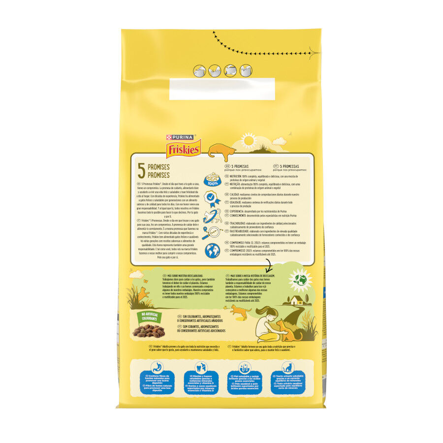 Purina Friskies Adult Pienso para gatos con salmón y verduras thumbnail