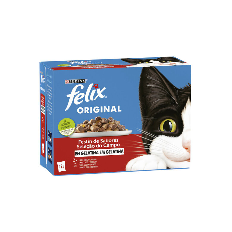 Felix Sensations Selección de Carnes sobres en gelatina - Multipack, , large image number null