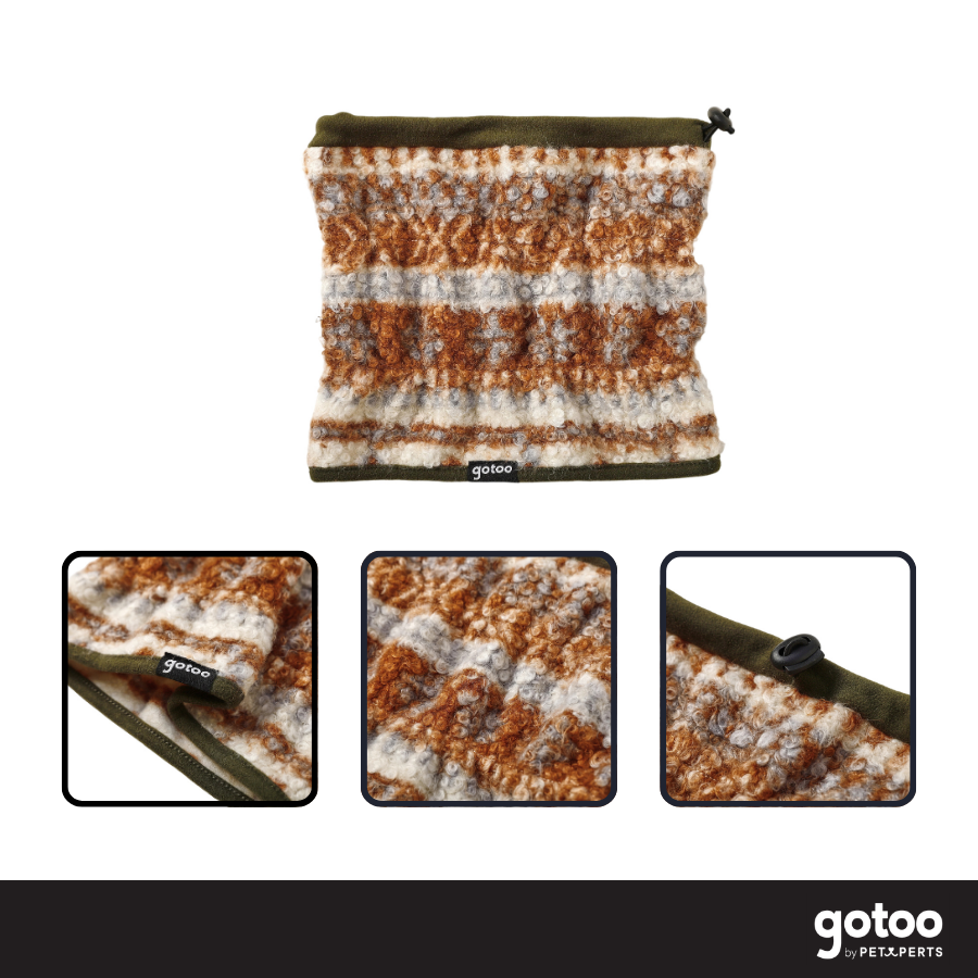 Gotoo Bufanda Estampado Retro para perros, , large Imagen numero 3