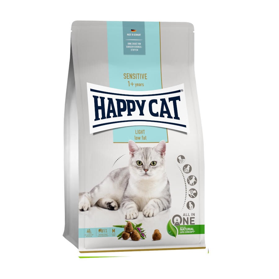 4 kg Happy Cat Adult Sensitive Light pienso, , large Imagen numero 1