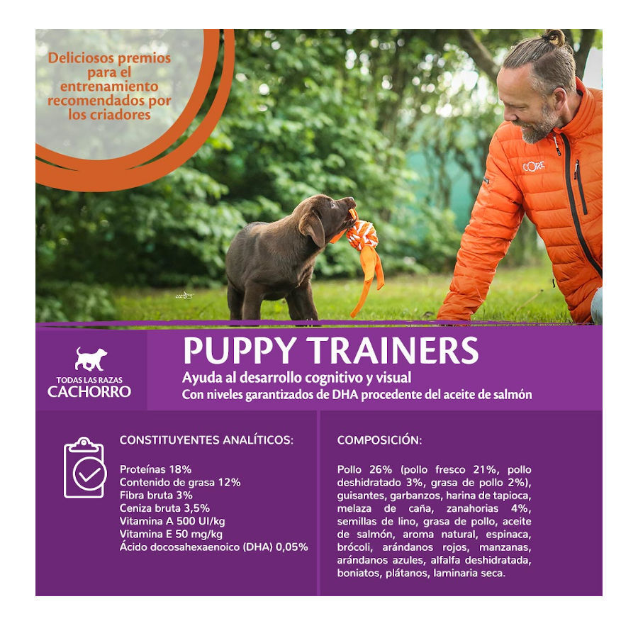 170 g Wellness Core Bocaditos Puppy Trainers Pollo para perros, , large Imagen numero 4