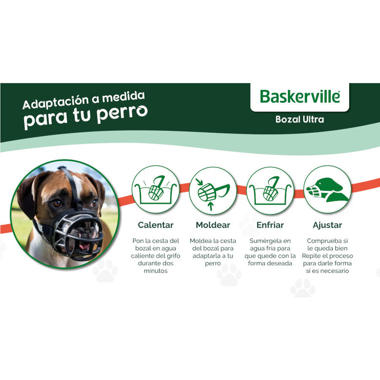 Baskerville Ultra Muzzle Bozal tipo canasta para perros,  Imagen numero 8 Baskerville Ultra Muzzle Bozal tipo canasta para perros, , large Imagen numero 8