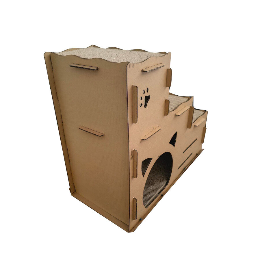 Catshion Escalera Grande Rascador de Cartón para gatos thumbnail