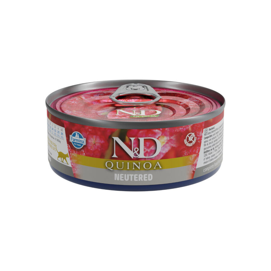 Farmine N&D Esterilizado Quinoa y Cerdo lata para gatos
