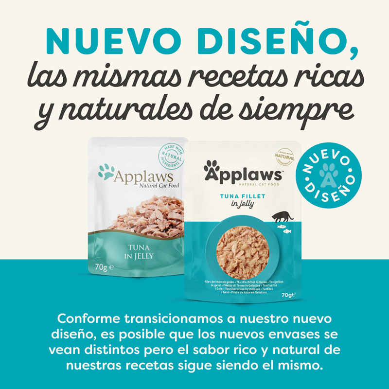 70 g Applaws At&uacute;n en gelatina sobre para gatos, , large Imagen numero 2