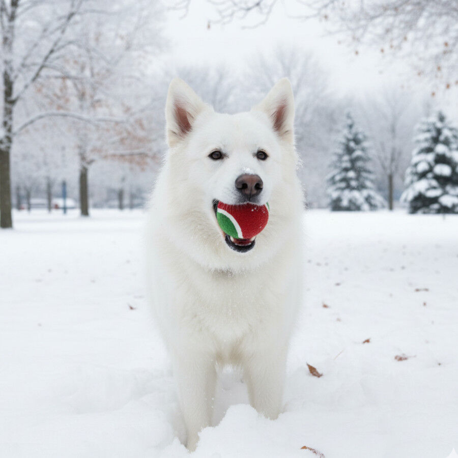 Wonder Christmas Pelotas de Tenis Navideñas para perros thumbnail