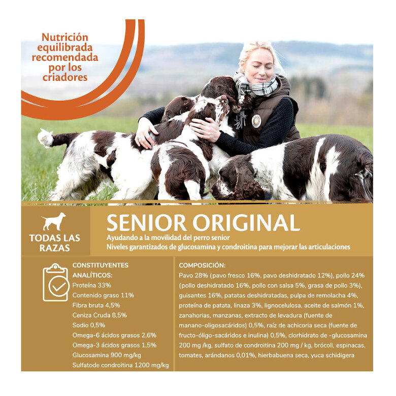 Wellness Core Senior Pollo y Pavo pienso para perros, , large image number null