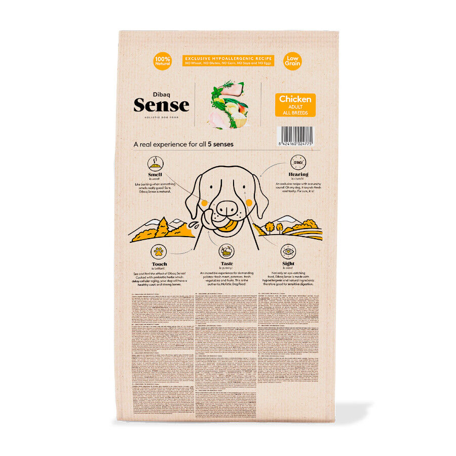 12 kg Dibaq Sense Low Grain Adult Pollo Pienso para perros, , large Imagen numero 7
