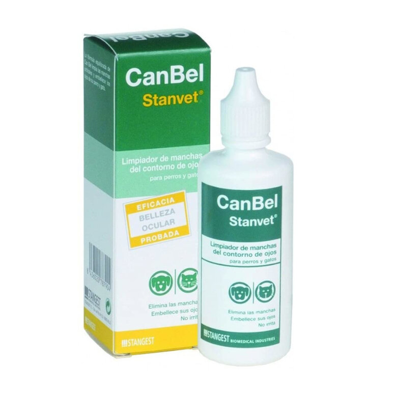Stanvet CanBel Limpiador de Ojos para perros y gatos, , large image number null