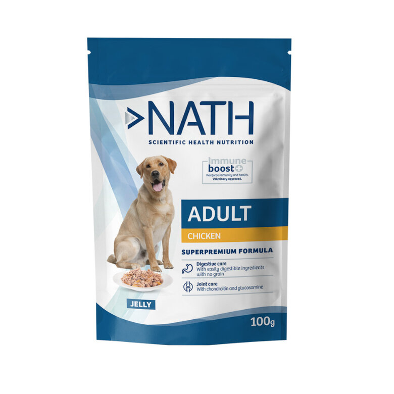 Nath Adult Pollo en Gelatina sobre para perros, , large image number null