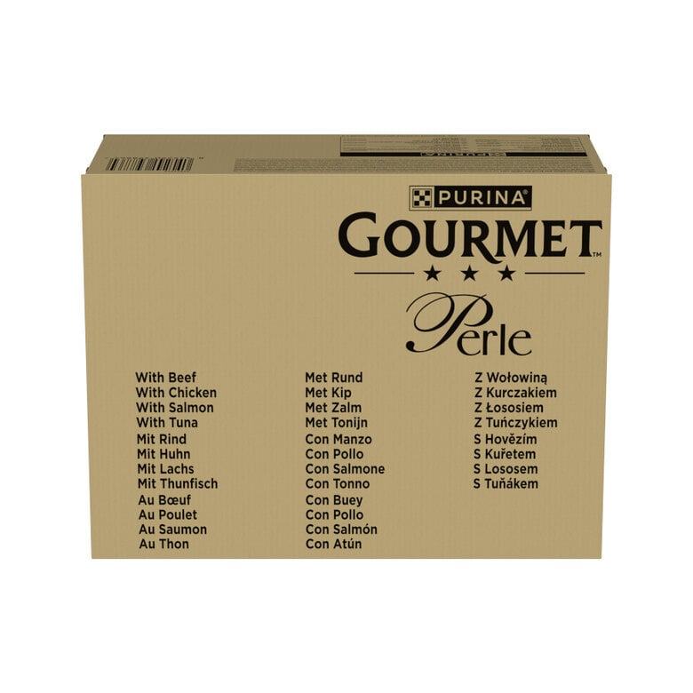 96 sobres x 85 g Gourmet Perle Delicias en Salsa Salmón, Pollo, Atún y Buey Sobre para gatos,  Imagen numero 2 96 sobres x 85 g Gourmet Perle Delicias en Salsa Salmón, Pollo, Atún y Buey Sobre para gatos, , large Imagen numero 2