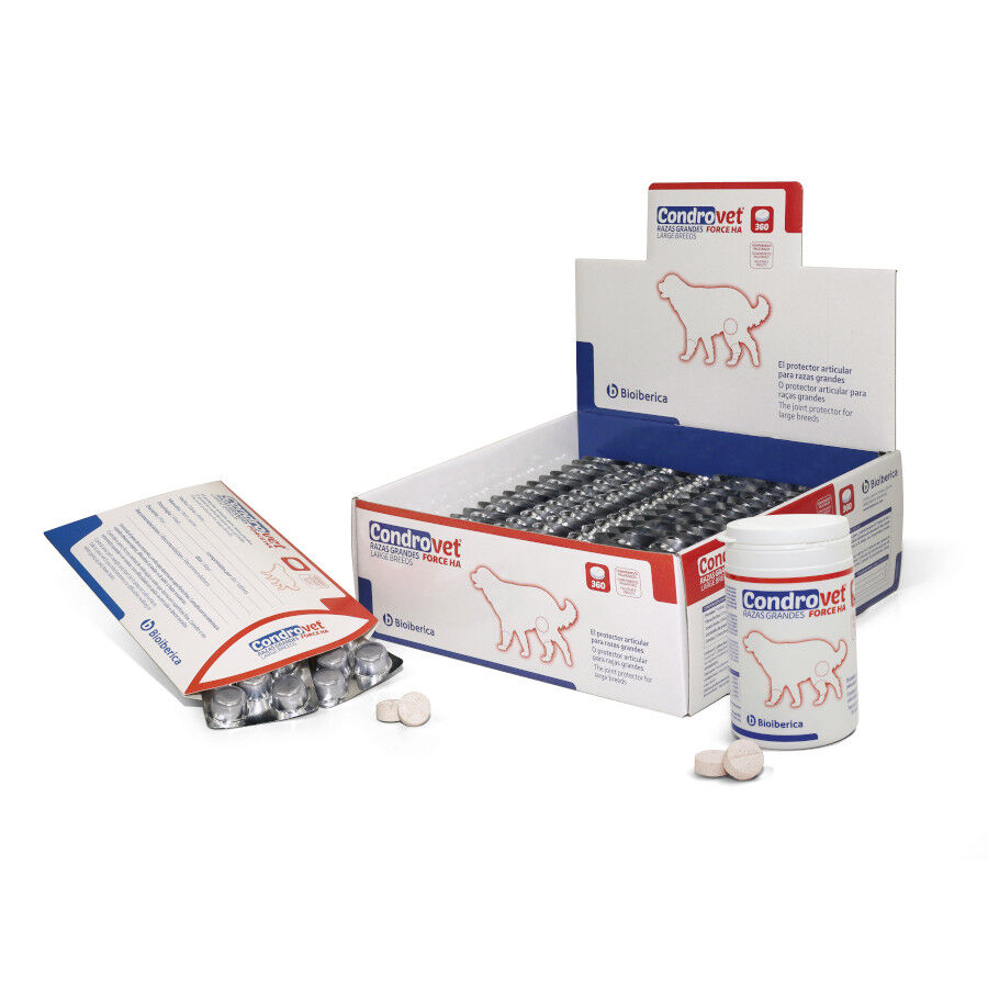 Bioiberica Condrovet Force Ha Condroprotector para perros de razas grandes thumbnail