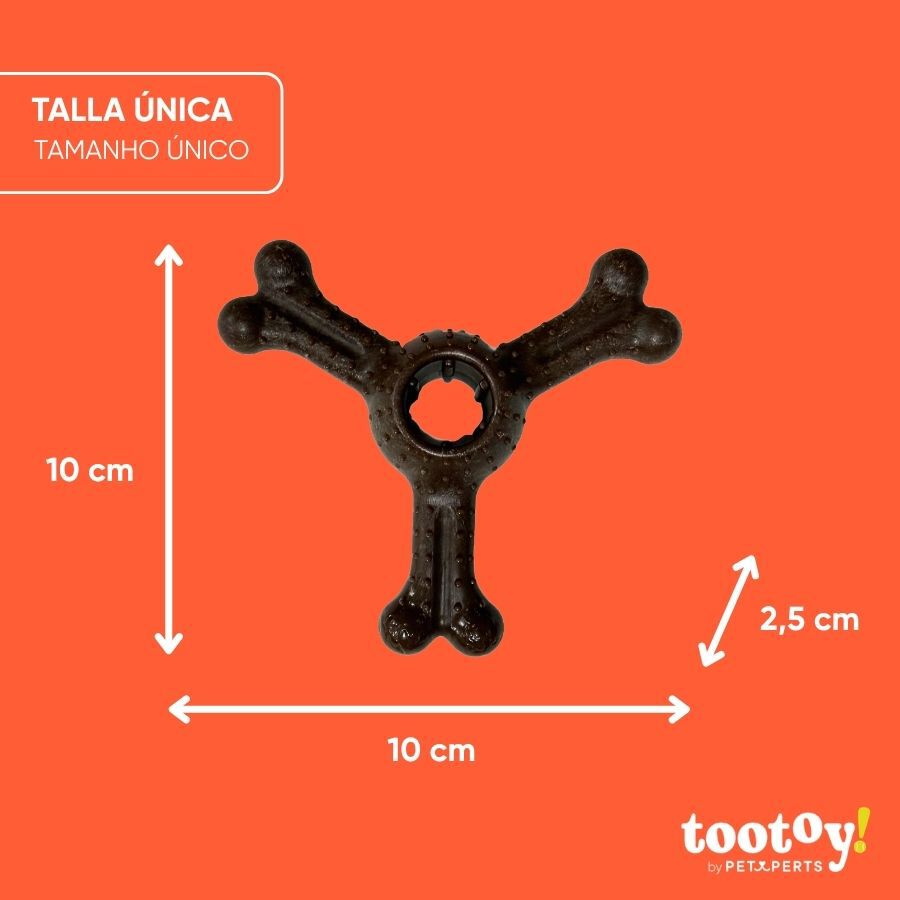 Tootoy! Chew Hueso Bisonte Juguete para perros, , large Imagen numero 3