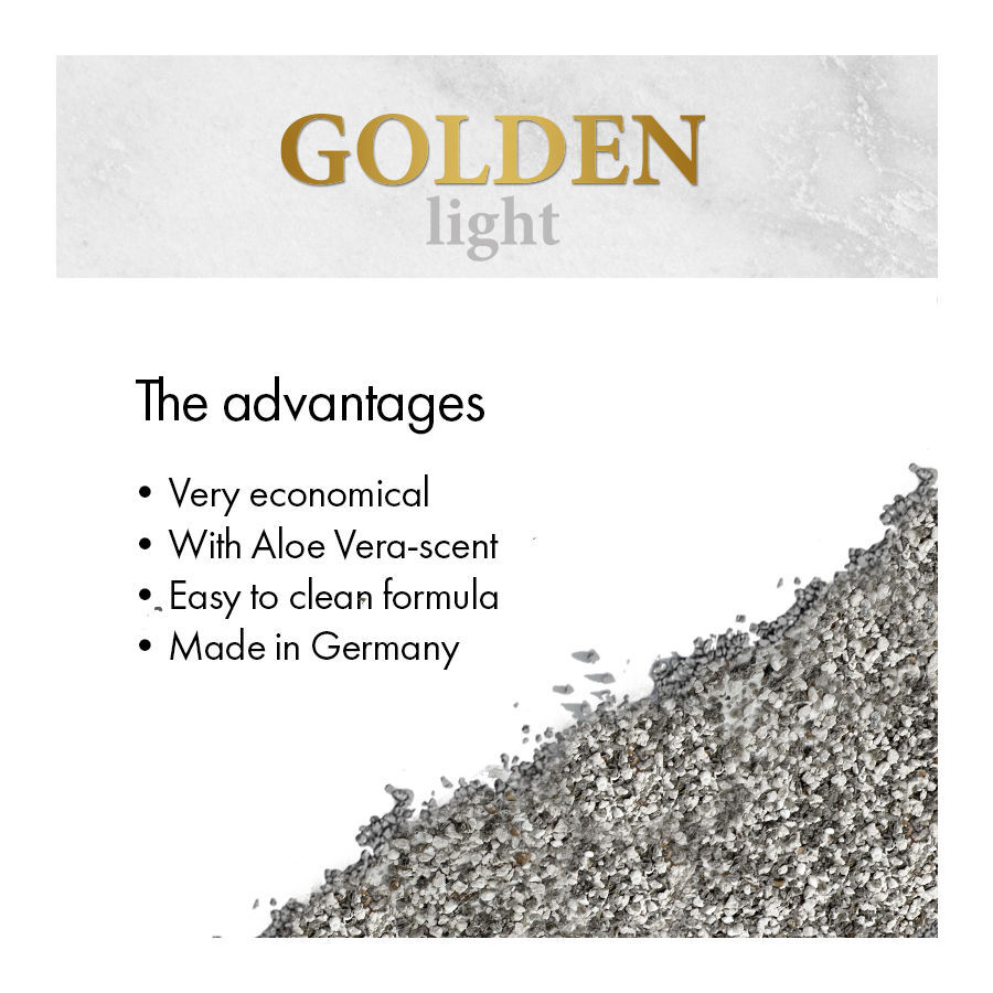 Golden Grey Light Arena Aglomerante para gatos thumbnail