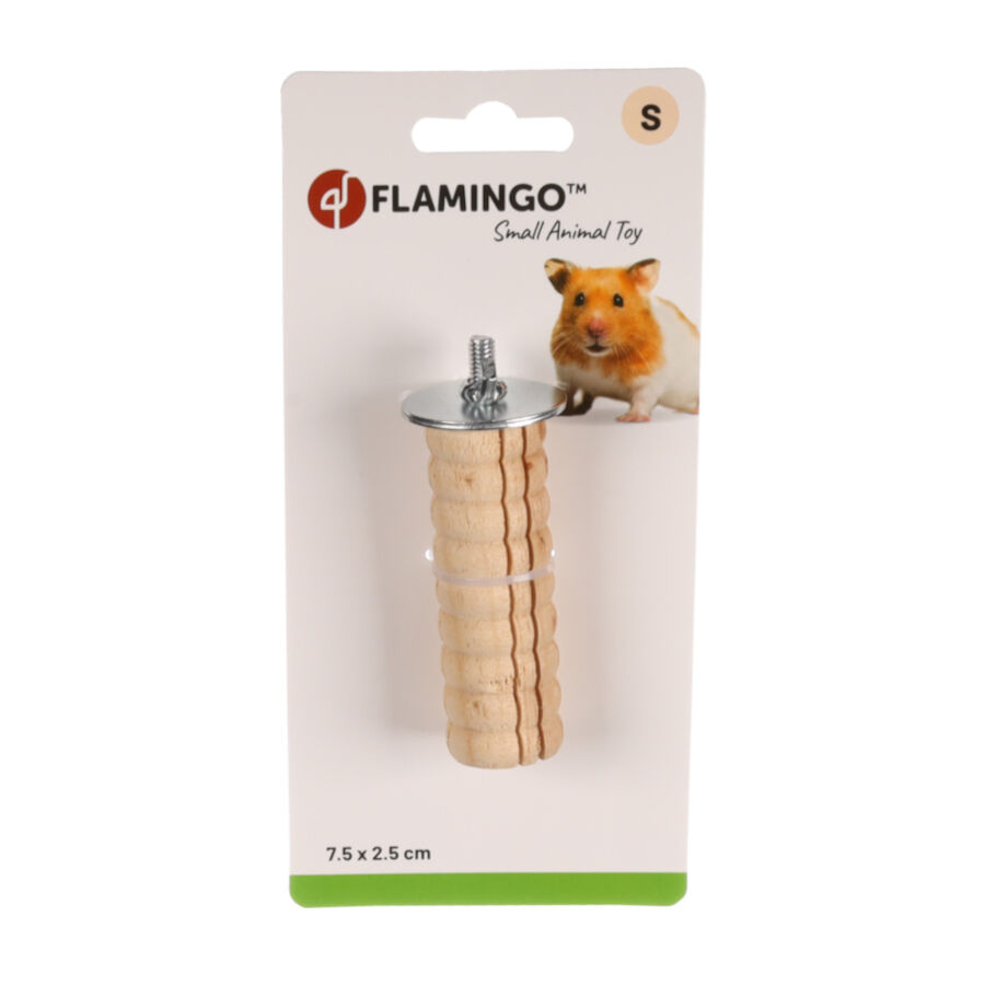 7.5 cm Flamingo Majs Madera para roer  para roedores, , large Imagen numero 2