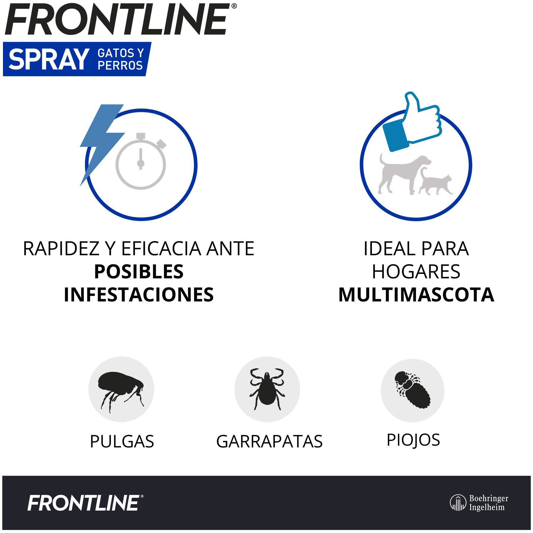 Frontline Spray Antiparasitario para perros y gatos thumbnail