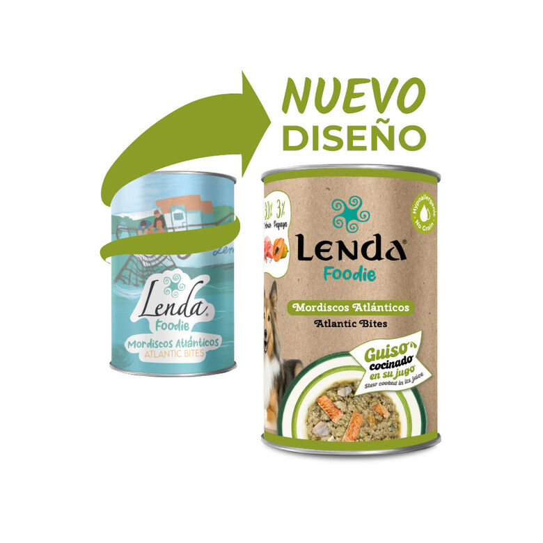 Lenda Mordiscos Atlánticos lata para perros thumbnail