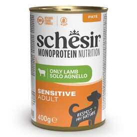 Schesir Monoprotein Lata Cordero para perros