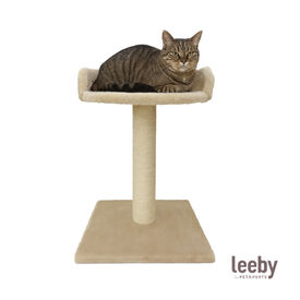 Leeby Simba rascador con cama para gatos