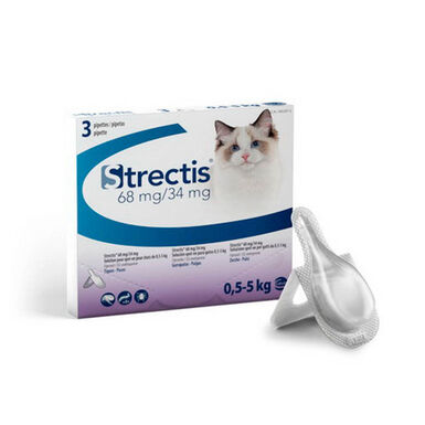 Ceva Strectis Solucion Spot-On Pipetas Antiparasitarias para gatos