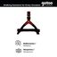Gotoo Arnés reflectante de neopreno rojo para perros, , large indicador imagen numero 4