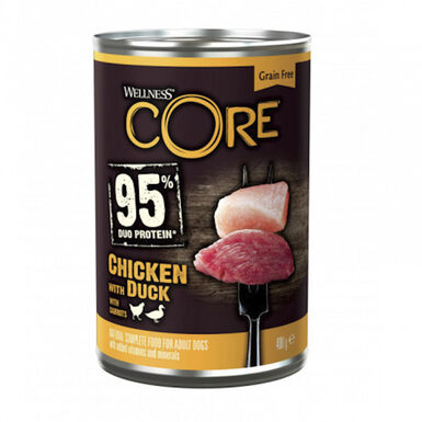 Wellness Core Pollo y Pato lata para perros