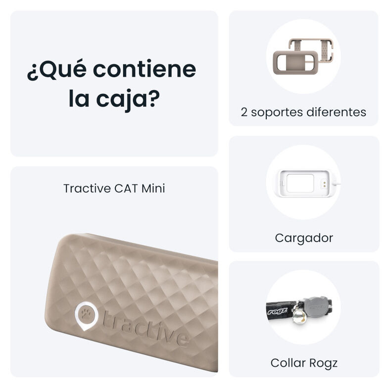Tractive Cat Mini Localizador GPS Marrón para gatos thumbnail