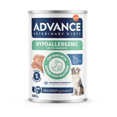 Advance Veterinary Diets Hypoalelergenic Limited Ingredient de Trucha Comida Húmeda para Perros