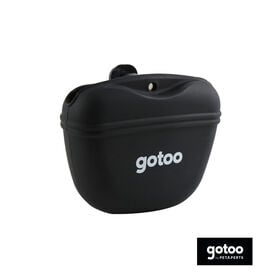 Gotoo Porta premio de silicona negro para perros