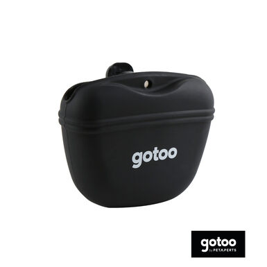 Gotoo Porta premio de silicona negro para perros