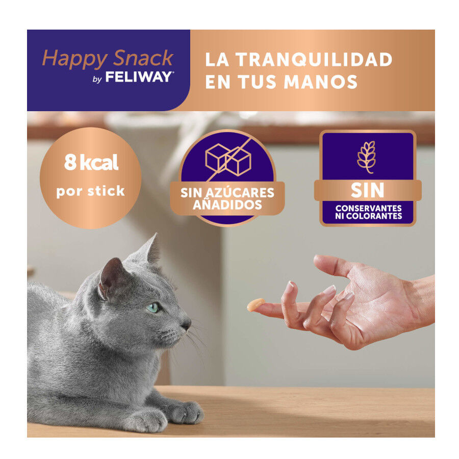 Feliway Sobres Happy Snack Relajante Pollo para gatos thumbnail