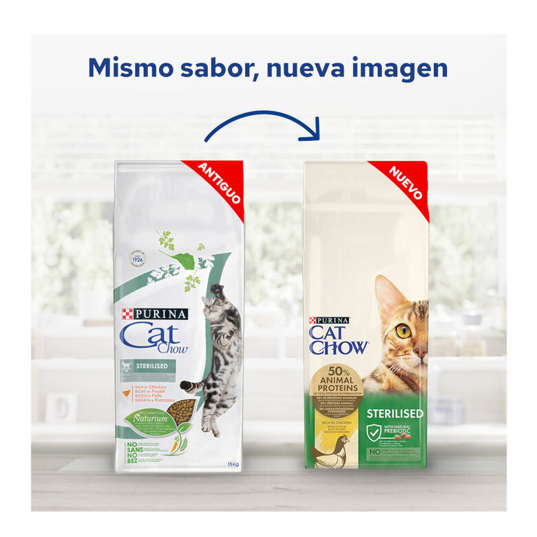 Cat Chow Sterilized Pollo Pienso para gatos thumbnail
