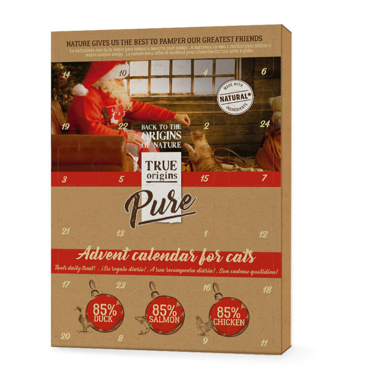 100 g True Origins Pure Calendario Adviento para gatos,  Imagen numero 1 100 g True Origins Pure Calendario Adviento para gatos, , large Imagen numero 1