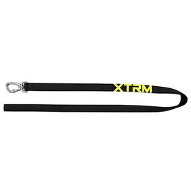X-TRM Neón Flash Correa Larga negra para perros