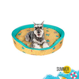 Summer Vibes Camel Fresh Cama refrescante para perros