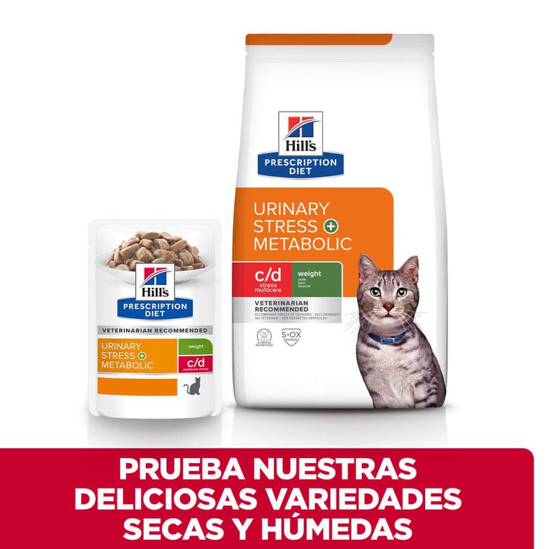 Hill&#039;s Prescription Diet Urinary Stress + Metabolic Pollo sobre para gatos thumbnail
