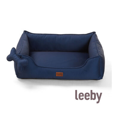 Leeby cama viscoelástica azul para perros