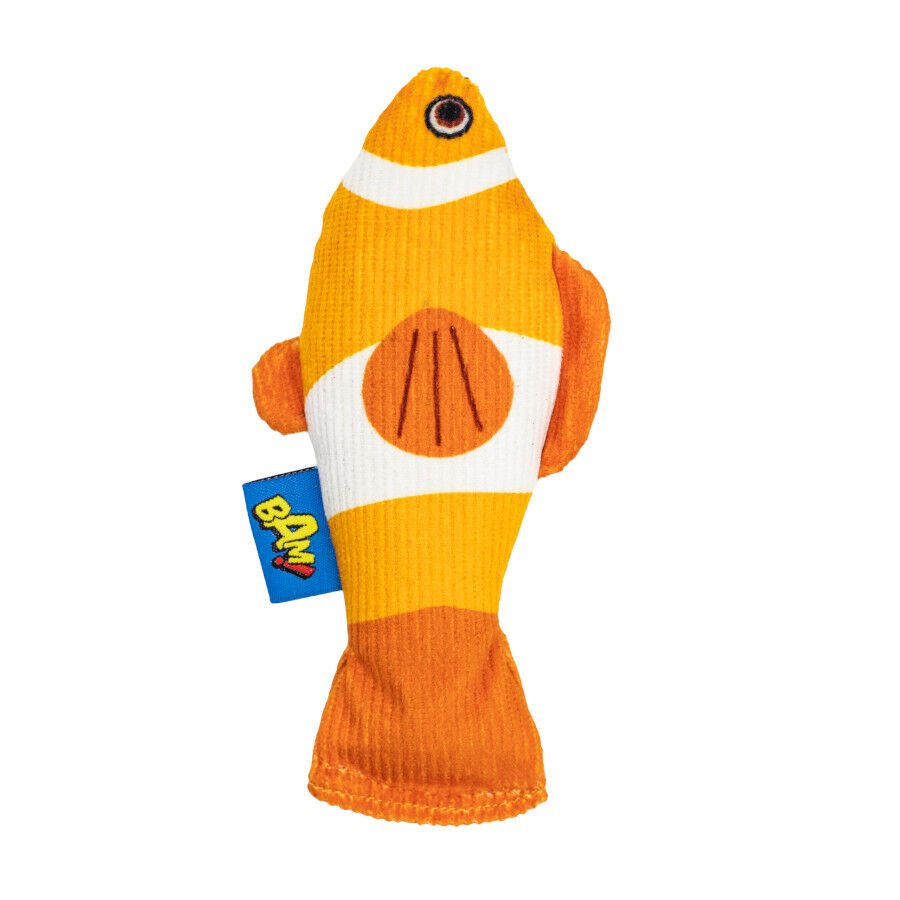 BAM! Peluche Pez Payaso con Catnip para gatos, , large Imagen numero 2